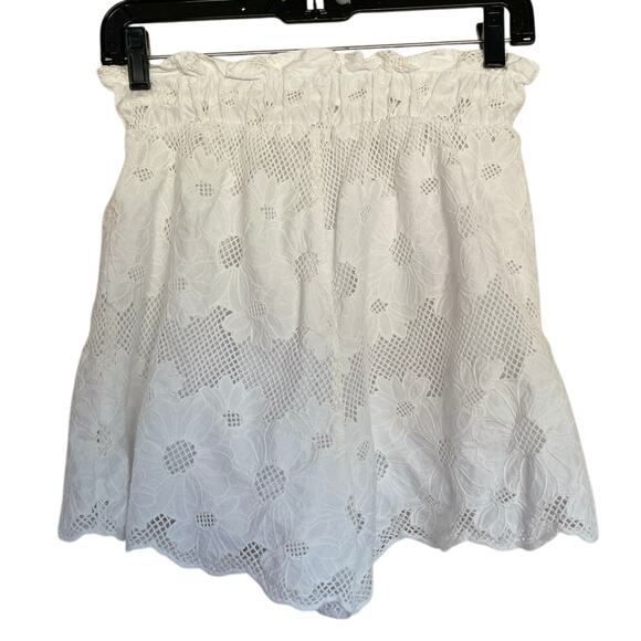 Sandro Adam Embroidered Lace Shorts - Picture 3 of 5